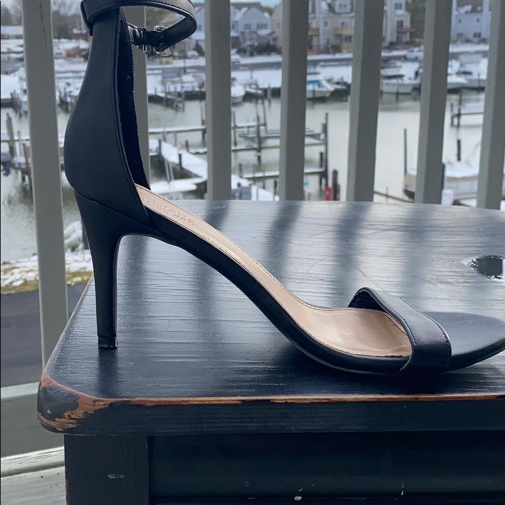 Black Heels with Ankle Cuff